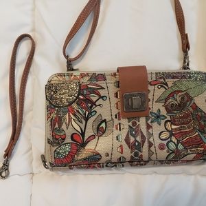 Sakroots Smartphone Wristlet Crossbody